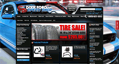 Desktop Screenshot of dixiefordspeedshop.com