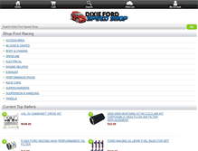 Tablet Screenshot of dixiefordspeedshop.com